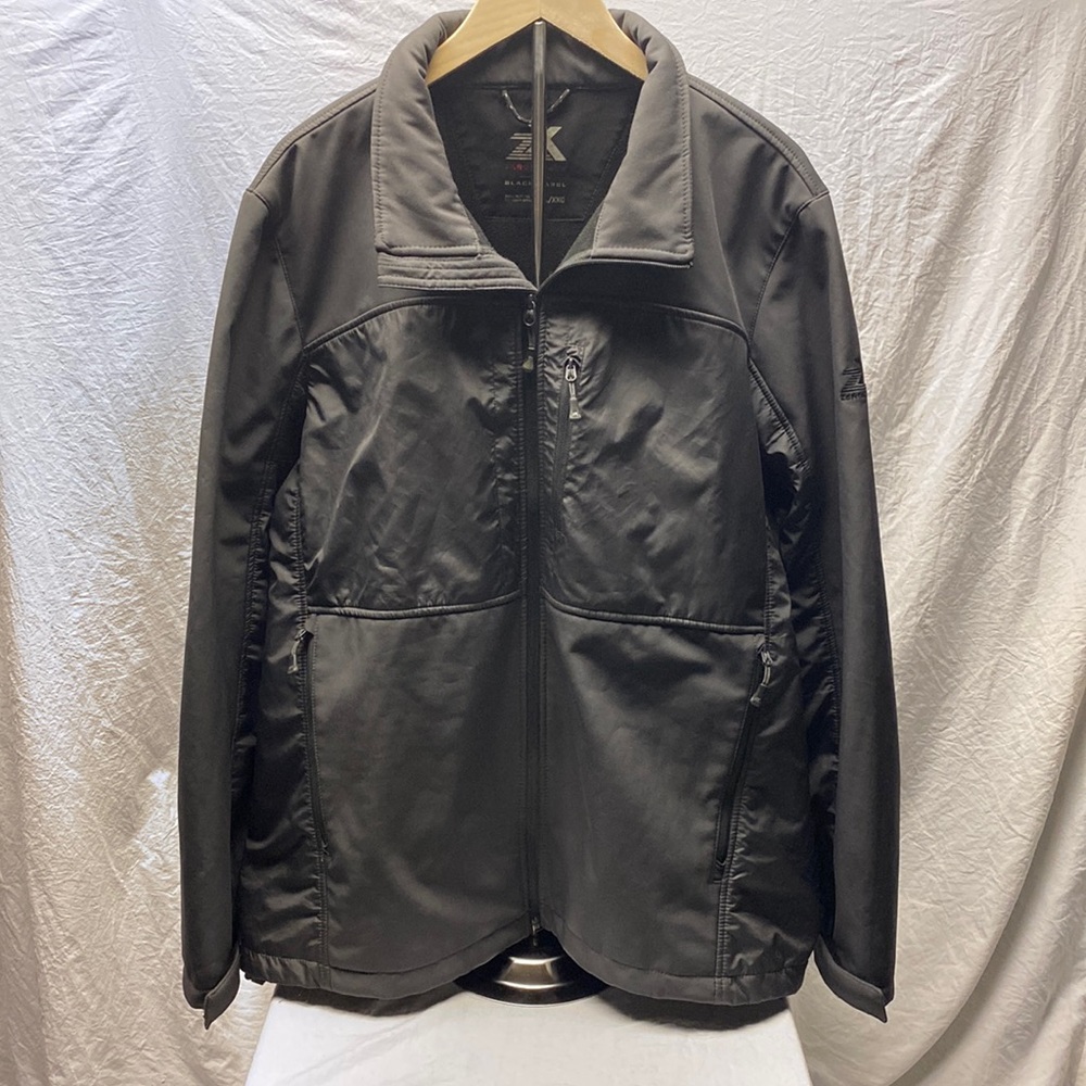 Zeroxposur men’s black label jacket.size XXL. Charcoal gray